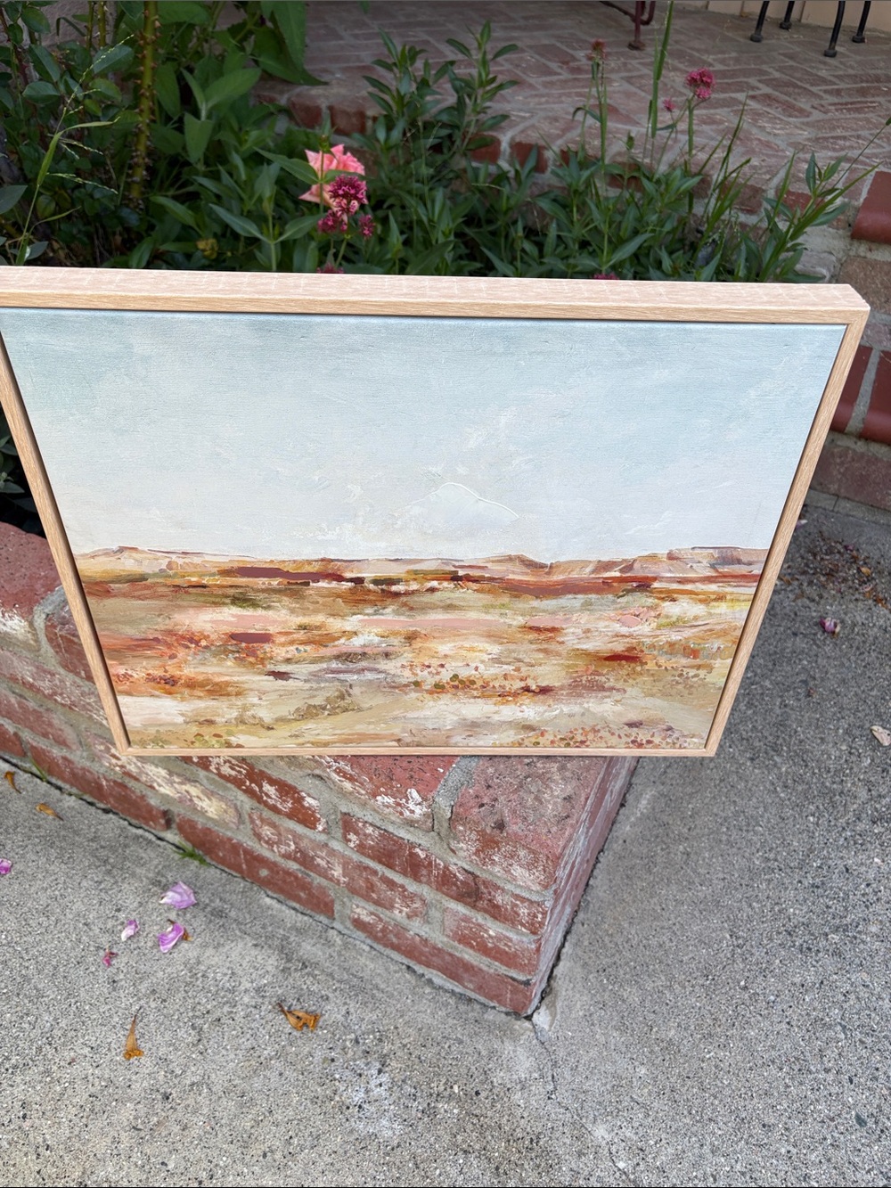 Abstract Desert Landscape Wall Art - Neutral Tones Fall 2024 Threshold/ Target